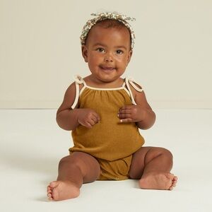 Rylee + Cru terry Nala romper 12-18m